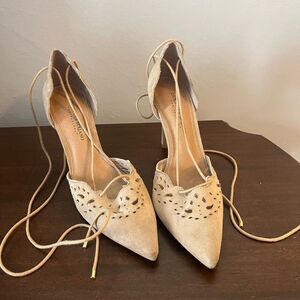 Christian Siriano Wrap Heels